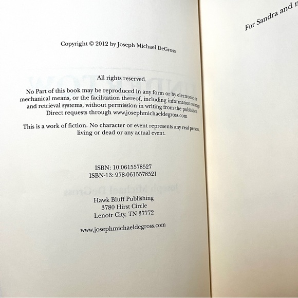 Undertow By Josrph Michael DeGross ISBN 9780615578521 - Picture 3 of 5